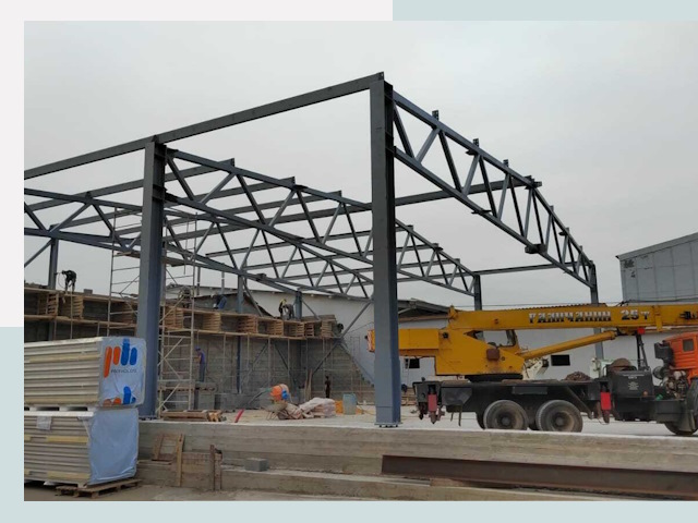 Строительство цехов в Мытищах