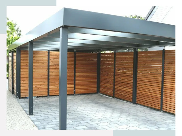 Навесы для парковки в Мытищах