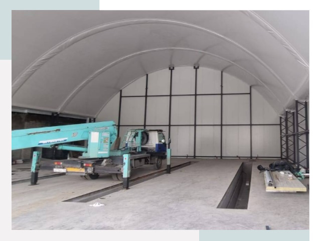 Внутреннее оснащение ангаров в Мытищах