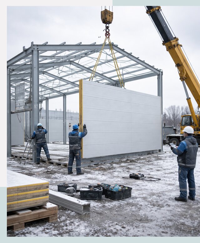 Строительство холодильных складов под ключ в Мытищах