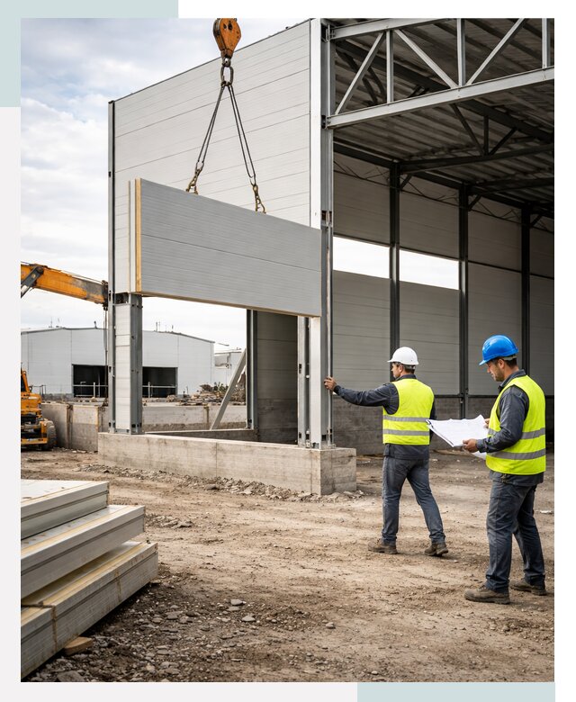 Склад из сэндвич панелей под ключ в Мытищах от 9647 р. | СтальСтрой-Мтщ