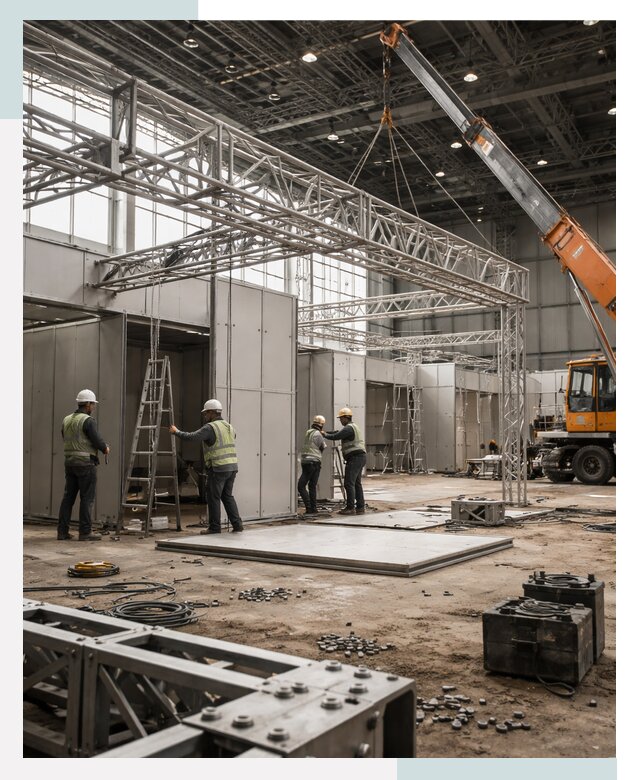 Строительство выставочных павильонов в Мытищах от 35543 р.| СтальСтрой-Мтщ