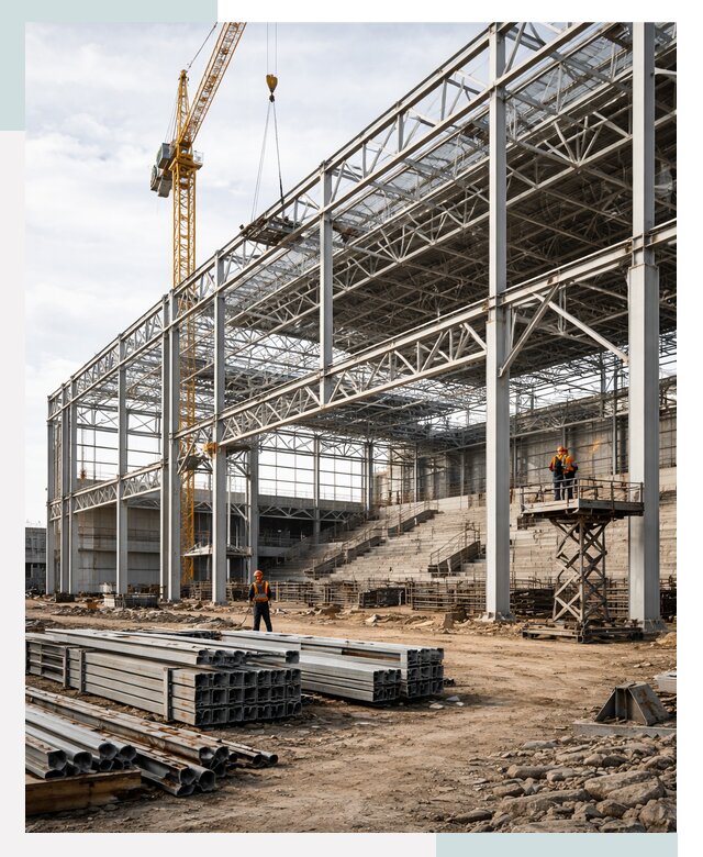 Строительство спортивных комплексов в Мытищах от 30465 р. | СтальСтрой-Мтщ