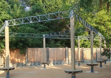 Терраса из металлоконструкций под ключ, проектирование, изготовление и монтаж от СтальСтрой-Мтщ